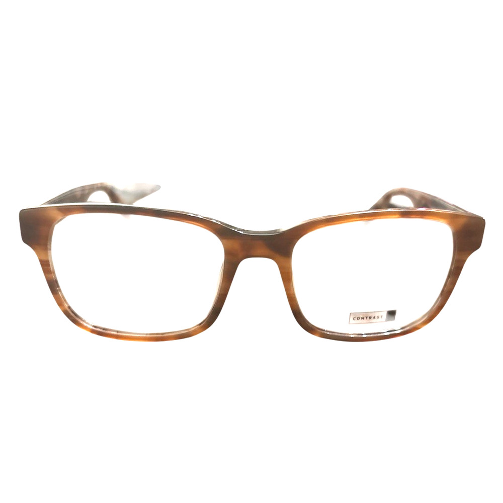 CONTRAST EDGEWATER BROWN AUTHENTIC EYEGLASES FRAMES 54-19-145